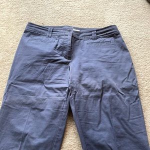 Loft Julie Cropped Blue Capri Pants Petite Size 12